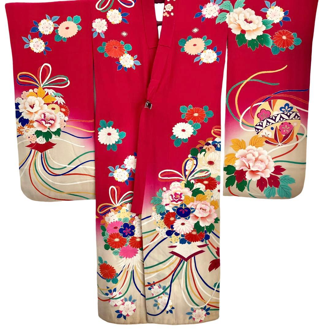 アンティーク　女の子　子供着物　七五三　アンティーク着物　NO26