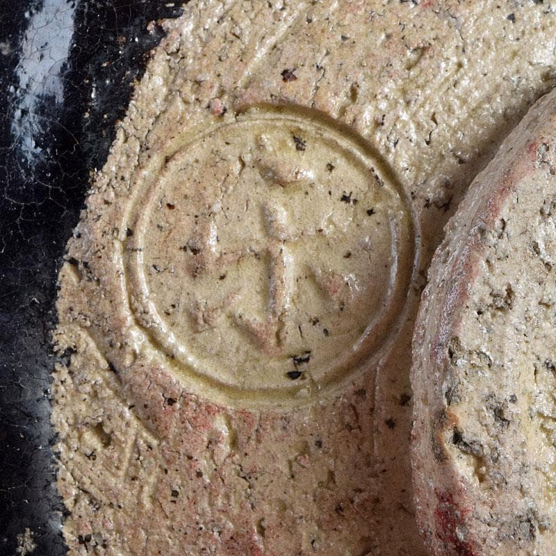 茶道具　楽吉左衛門作　黒楽平茶碗　時代箱　M　R9349