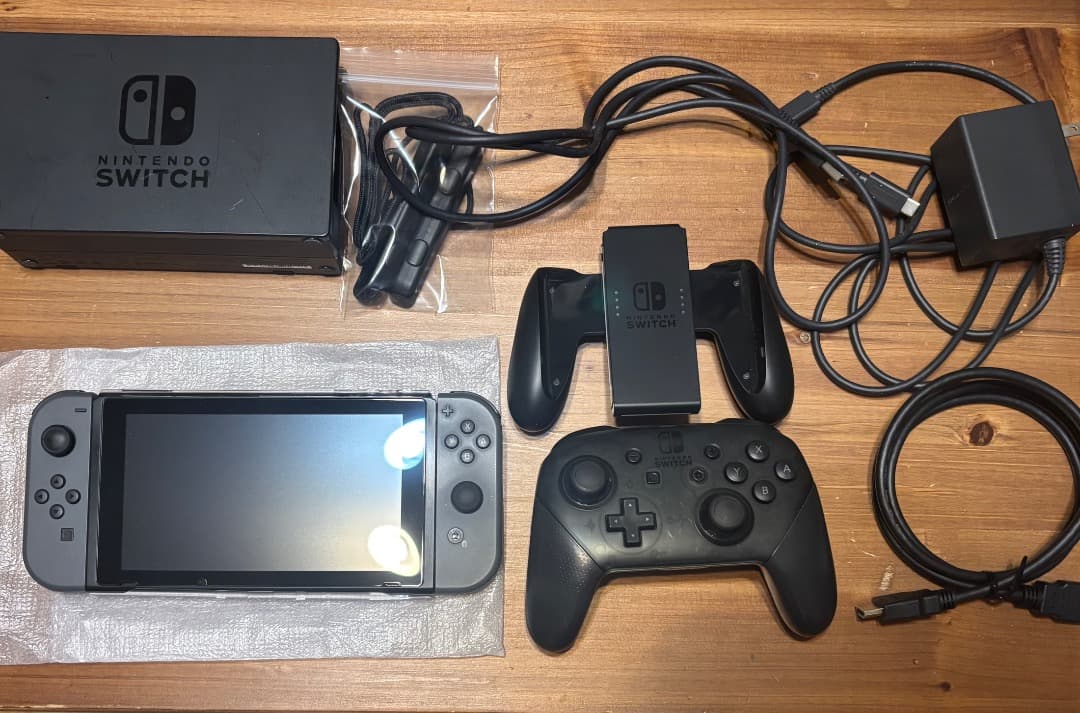 【セット】NintendoSwitch 本体【純正プロコン付き】