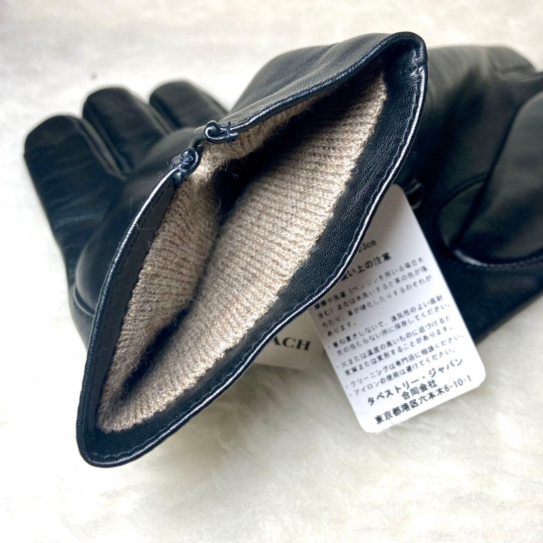 【未使用品✨】コーチ COACH グローブ 手袋 レザー 54182 黒