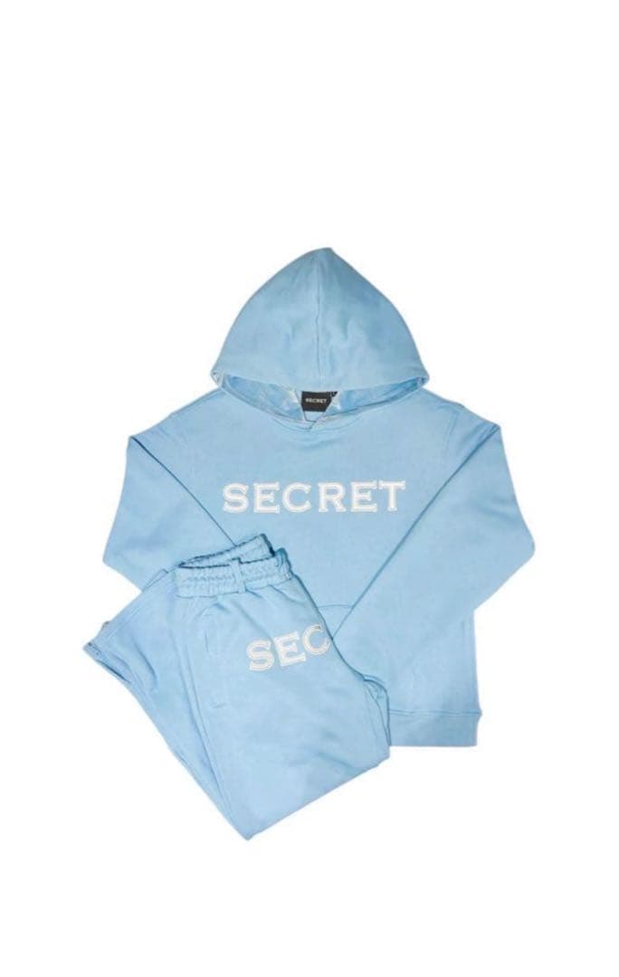 SECRET 水色パーカー sサイズ 上のみ