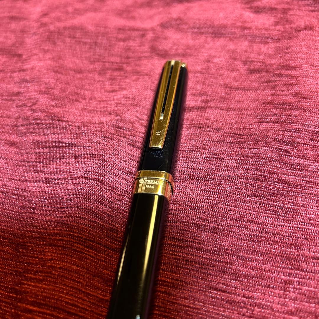 Waterman エクセプション￼•スリムブラックラッカーGT FP F