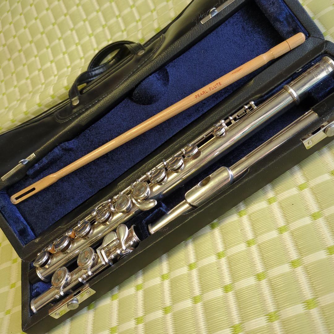 Pearlフルート PF-501E本体 ケース付Eメカ仕様