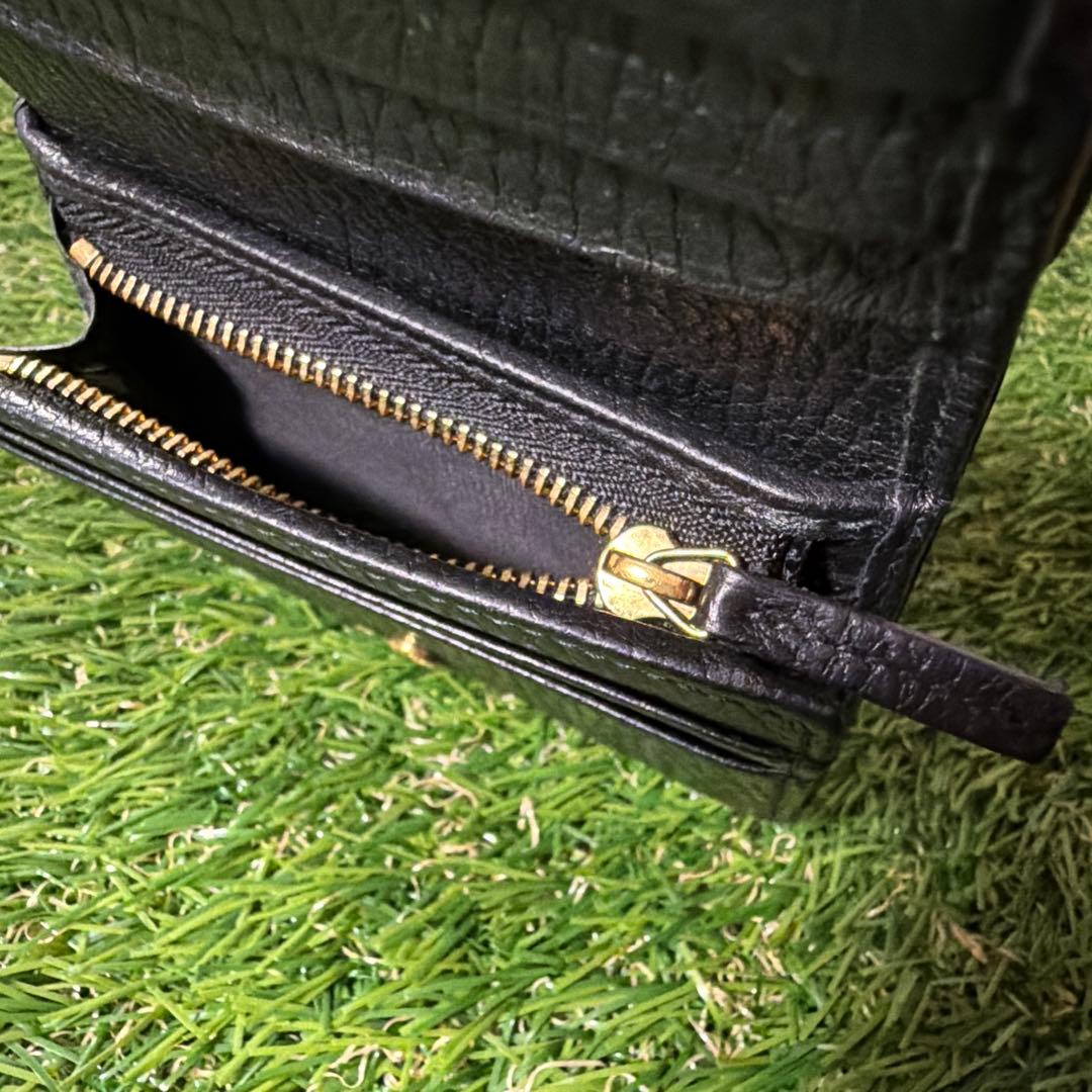 GUCCI＊GG マーモント レザー 二つ折り 財布