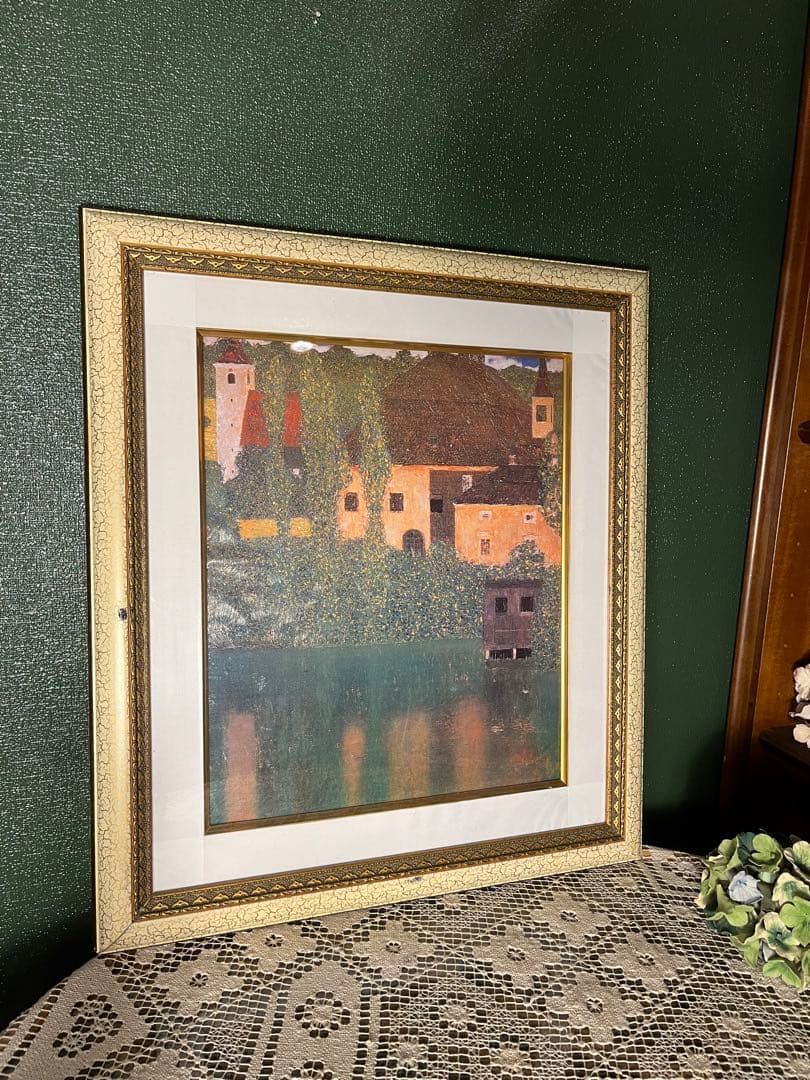 油絵 絵画 額縁 アンティーク インテリア