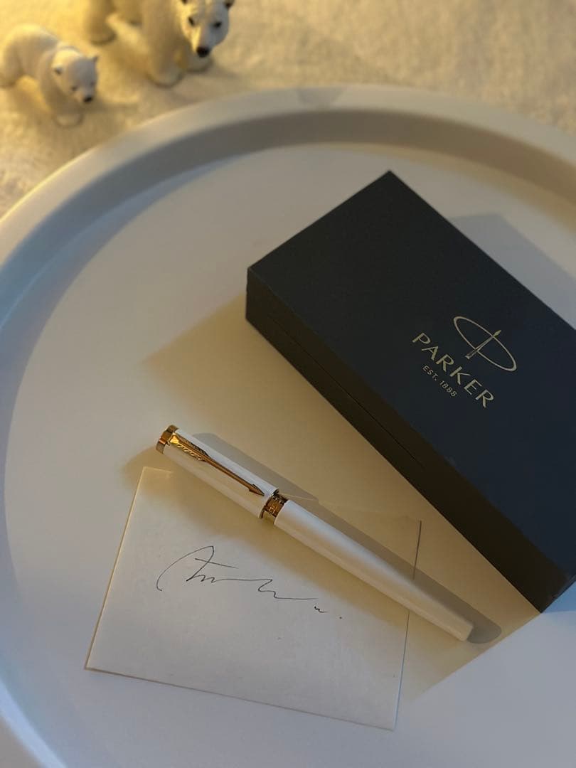 PARKER 5th 万年筆 ホワイト ゴールド