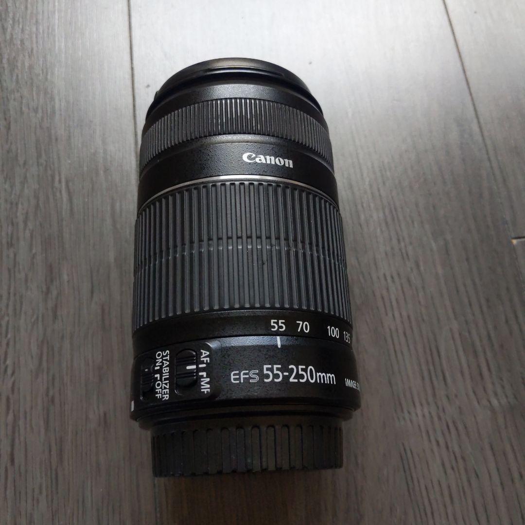 キヤノン EF-S 55-250mm F4-5.6 IS II 前後キャップ付