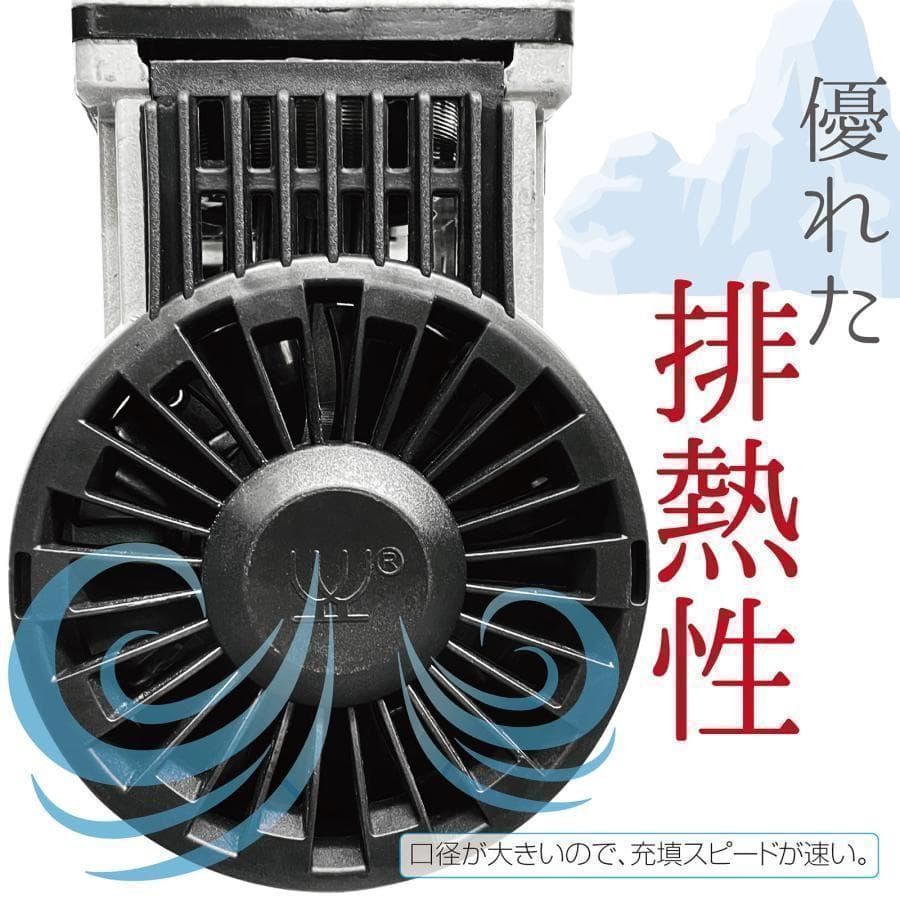 中古エアコンコンプレッサー 100v　静音　小型　オイルレス　12L