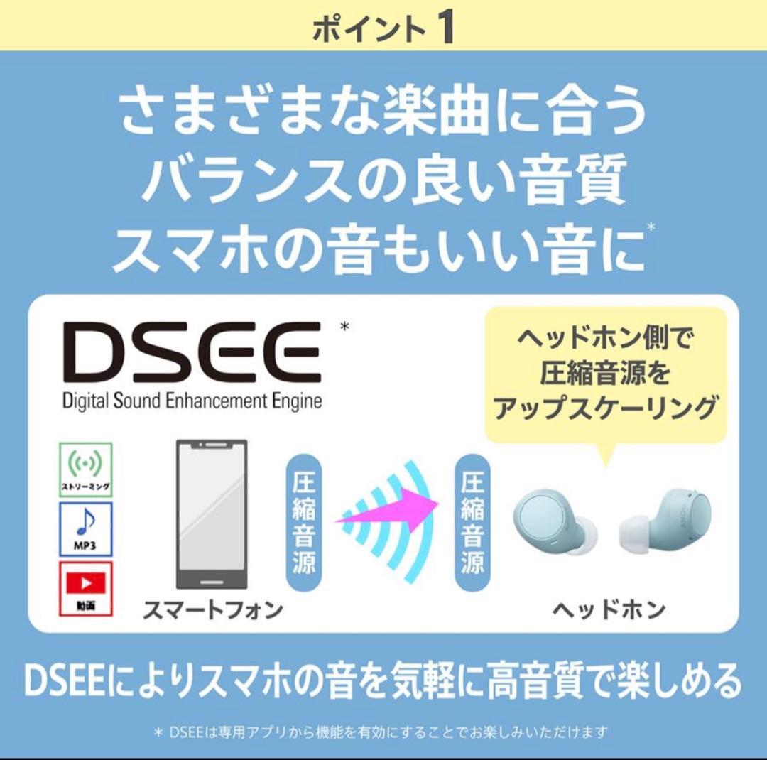 【未開封未使用品】SONY WF-C510 ワイヤレスイヤホン ブルー