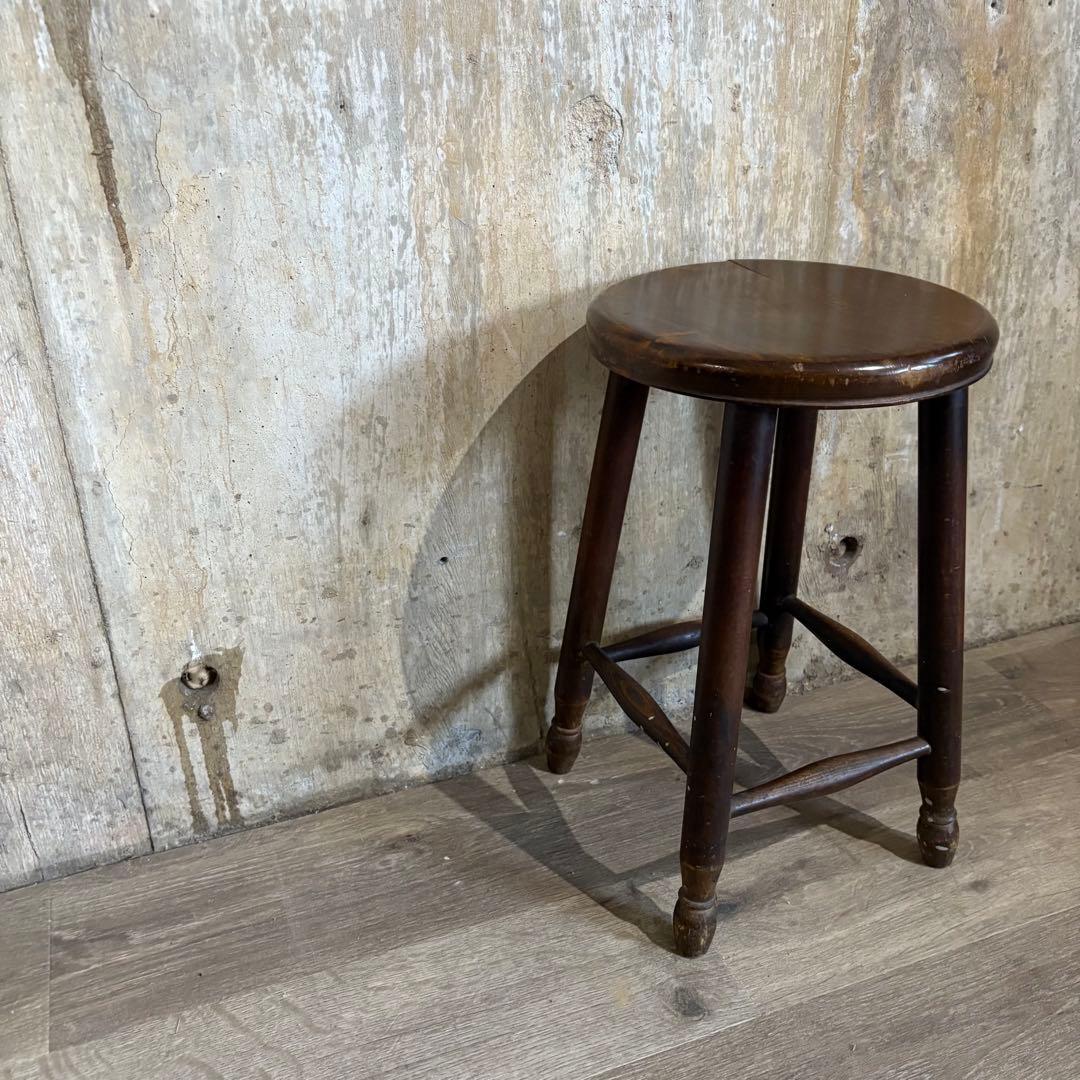 ヴィンテージ　スツール　ラウンドスツール　②