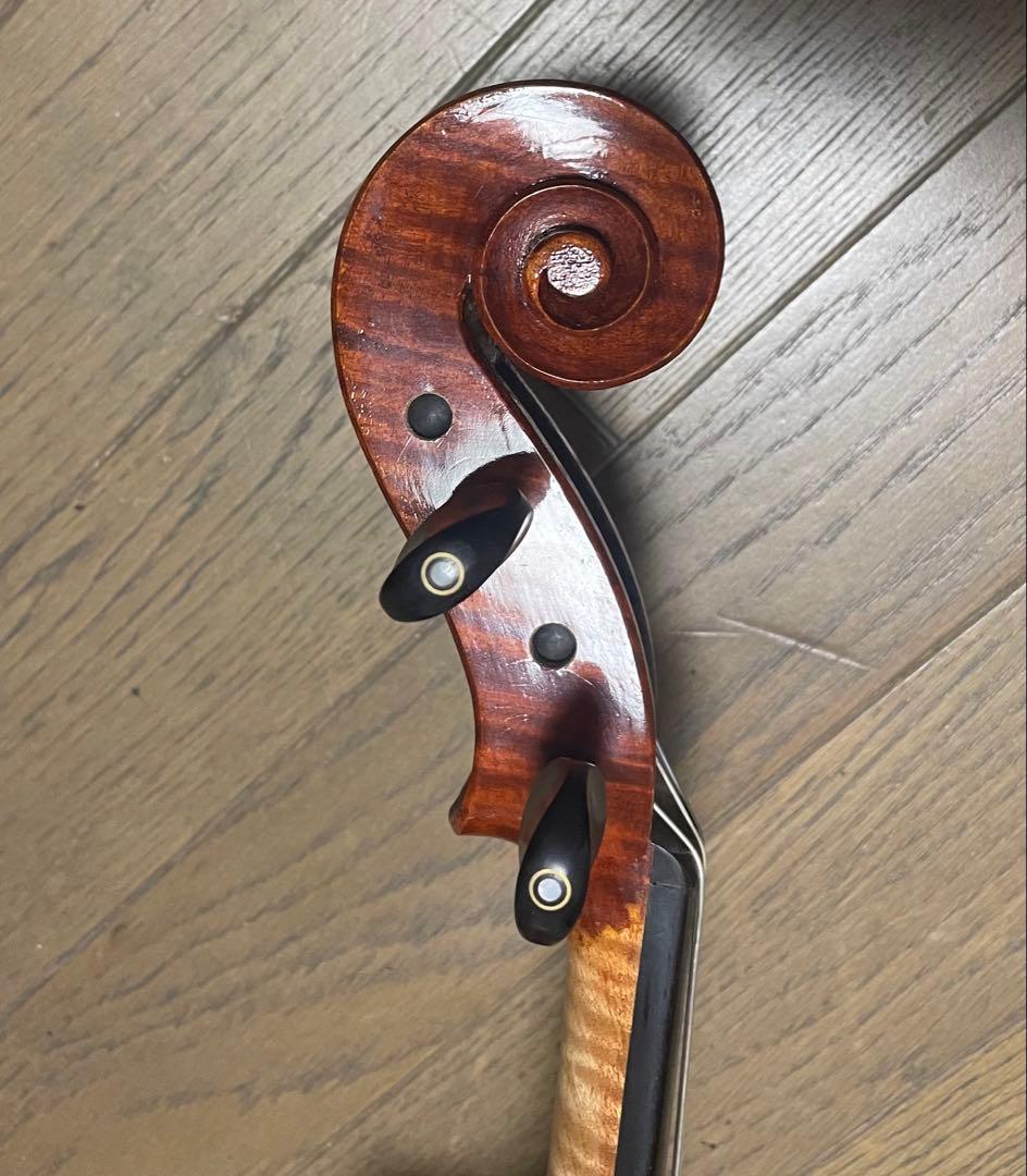 美しい虎杢のヴィオラ Piccolini Viola 弓 ESPRIケース付き。