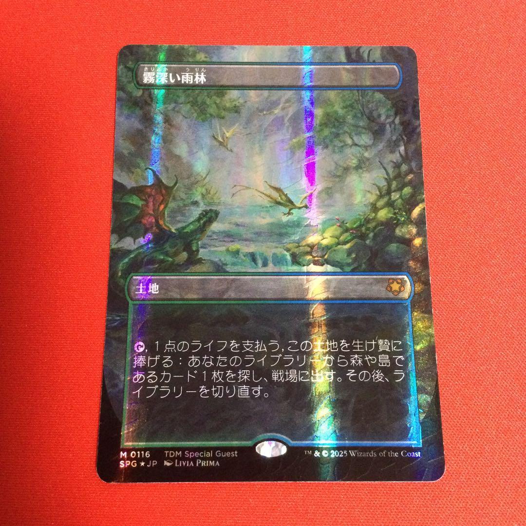 霧深い雨林　Misty Rainforest　ドラゴンスケイル　foil