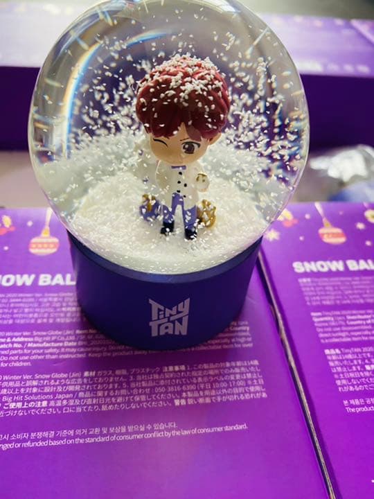 BTS　TinyTAN　スノーボール　POPUP公式 全員