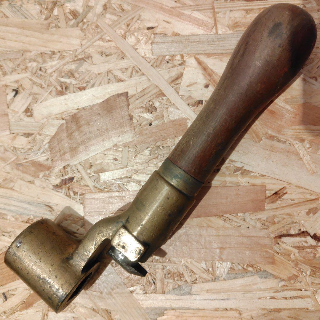 制動 ブレーキ ハンドル 鉄道 国鉄 木製 アンティーク 制動弁 運転士