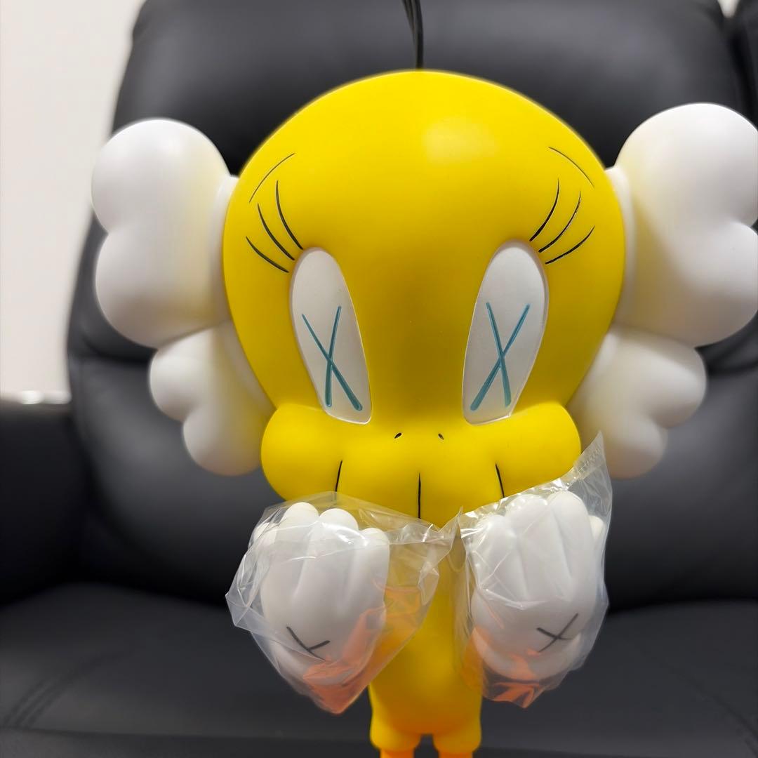 KAWS ORIGINALFAKE トウィティー 黄色 カウズ メディコムトイ