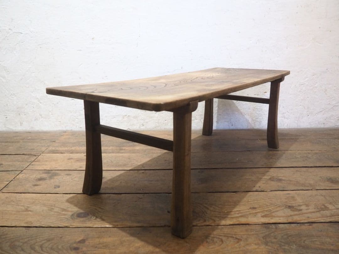 1261 アンティーク　ローテーブル　文机　座卓　古家具　古道具　昭和レトロ