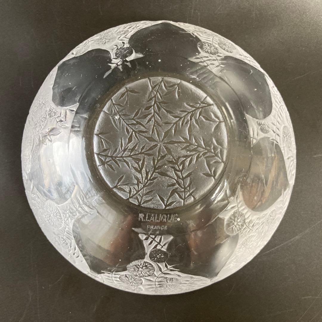 ルネ・ラリック 「花瓶とヒナギク」 文　硝子鉢　ボウル 「VASES」