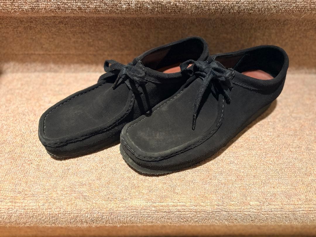 クラークス ワラビー スエード モカシンシューズ