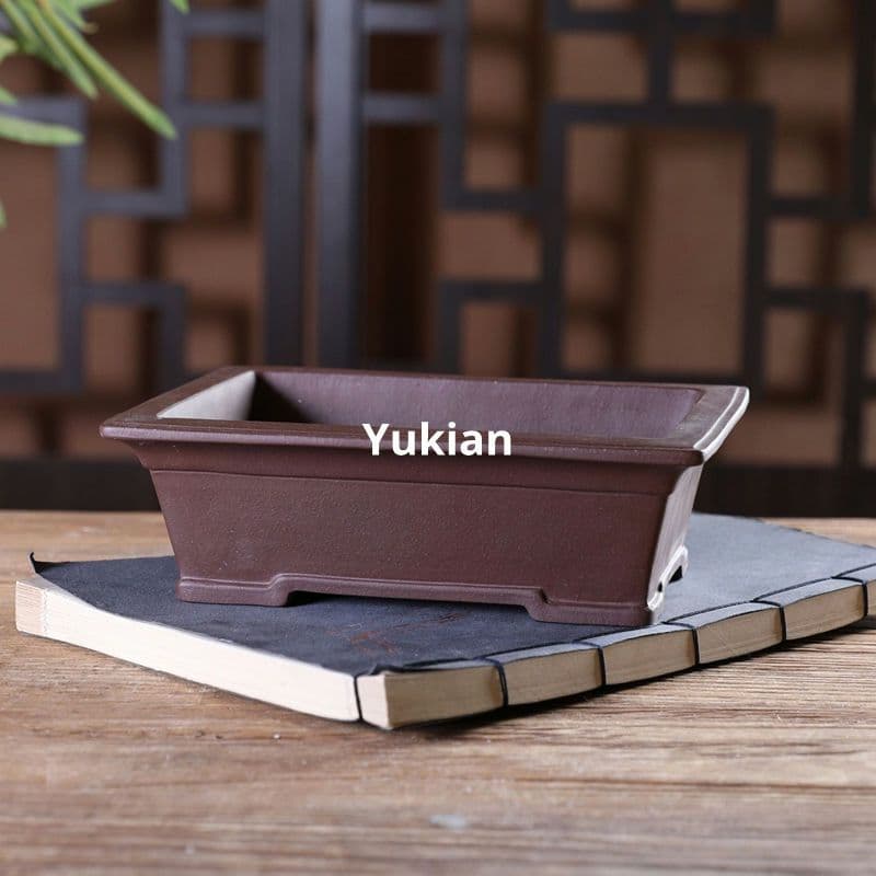 長方鉢 紫砂の鉢 盆栽鉢 植木鉢 小品盆栽鉢 大品盆栽鉢