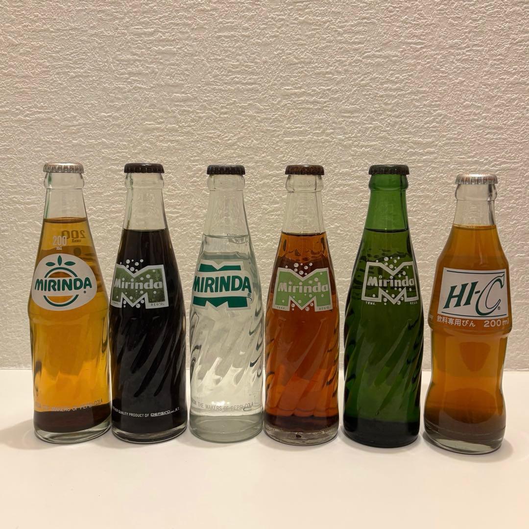 ✴︎昭和レトロ✴︎【ミリンダジュース（HC含む）】ヴィンテージジュース６本セット