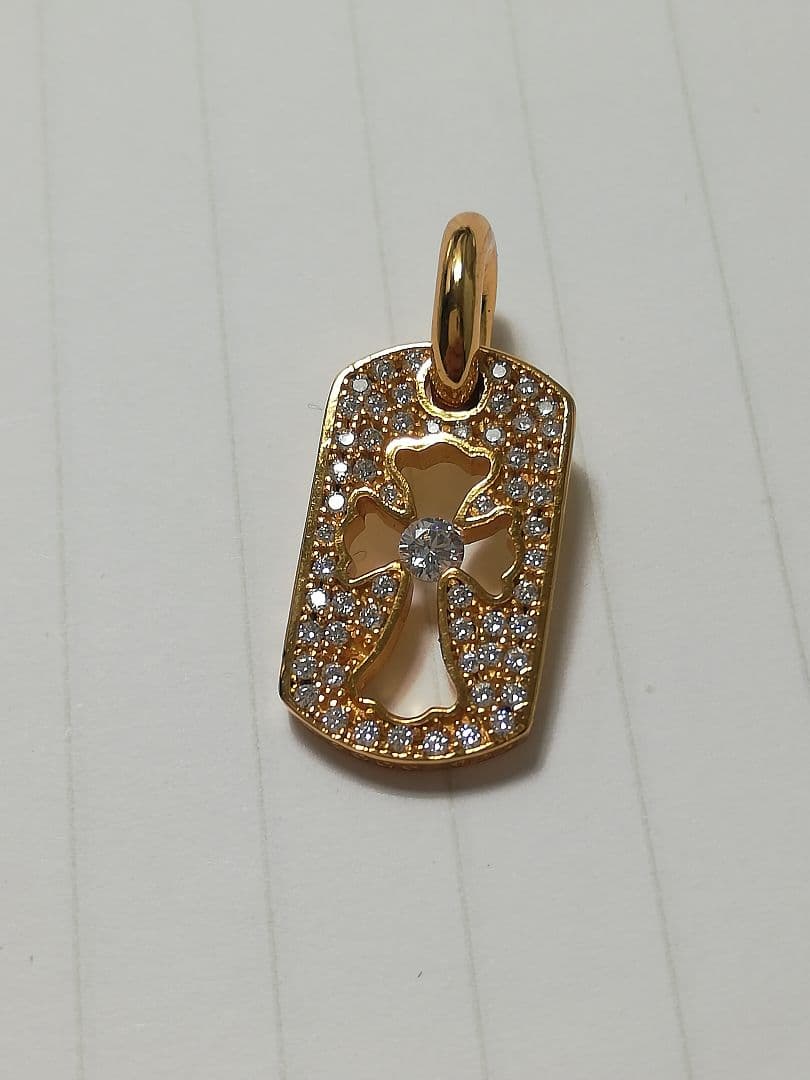8シルバー９２５ドッグタグ22k 加工