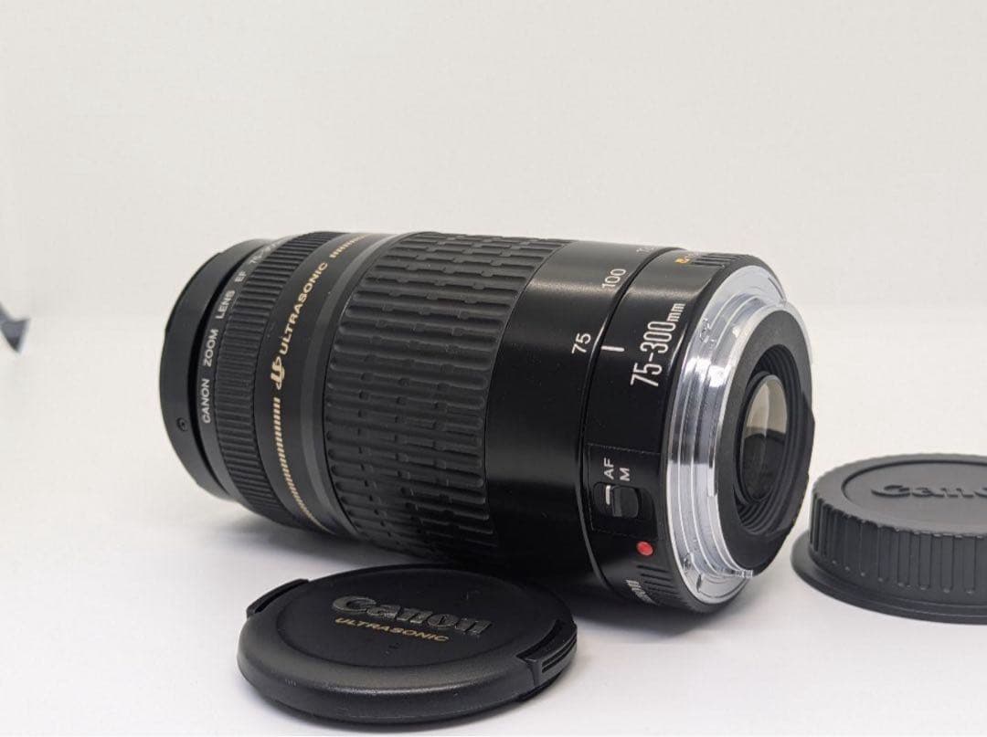 Canon EF 75-300mm USM 超望遠レンズ EF カバー両方無し