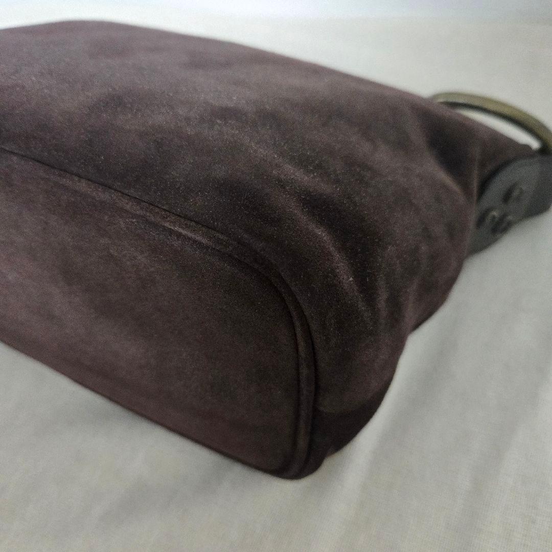 MaxMara ダークブラウンハンドバッグ　Max Maraワンハンドルバッグ