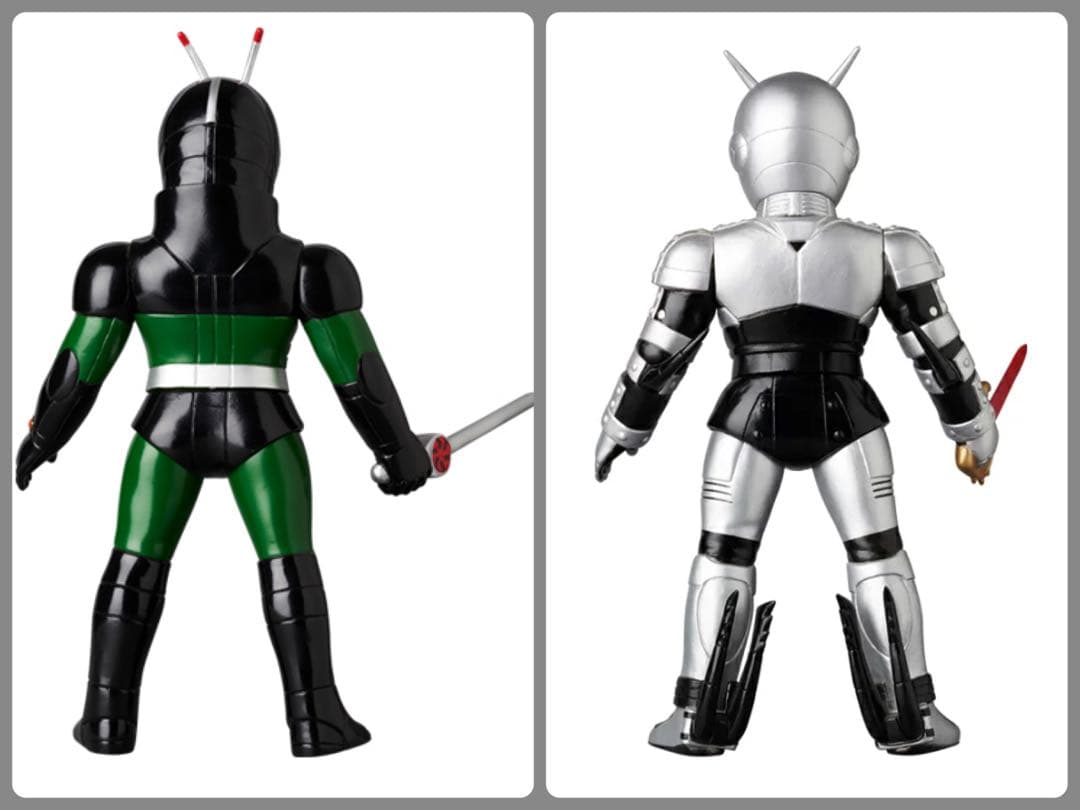 メディコム東映レトロソフビ★仮面ライダーBLACK RX &シャドームーン