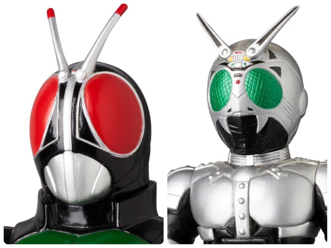 メディコム東映レトロソフビ★仮面ライダーBLACK RX &シャドームーン