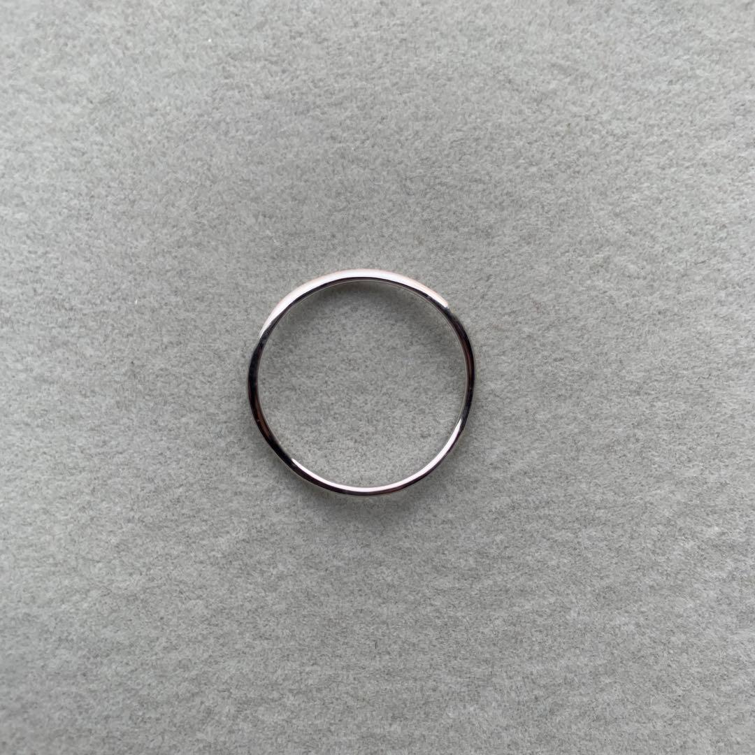 ete K10 レイヤード ウェーヴ リング　15号