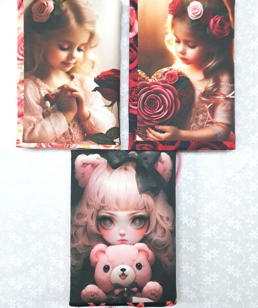 メモリー⑱ブックカバー、スマホポーチ