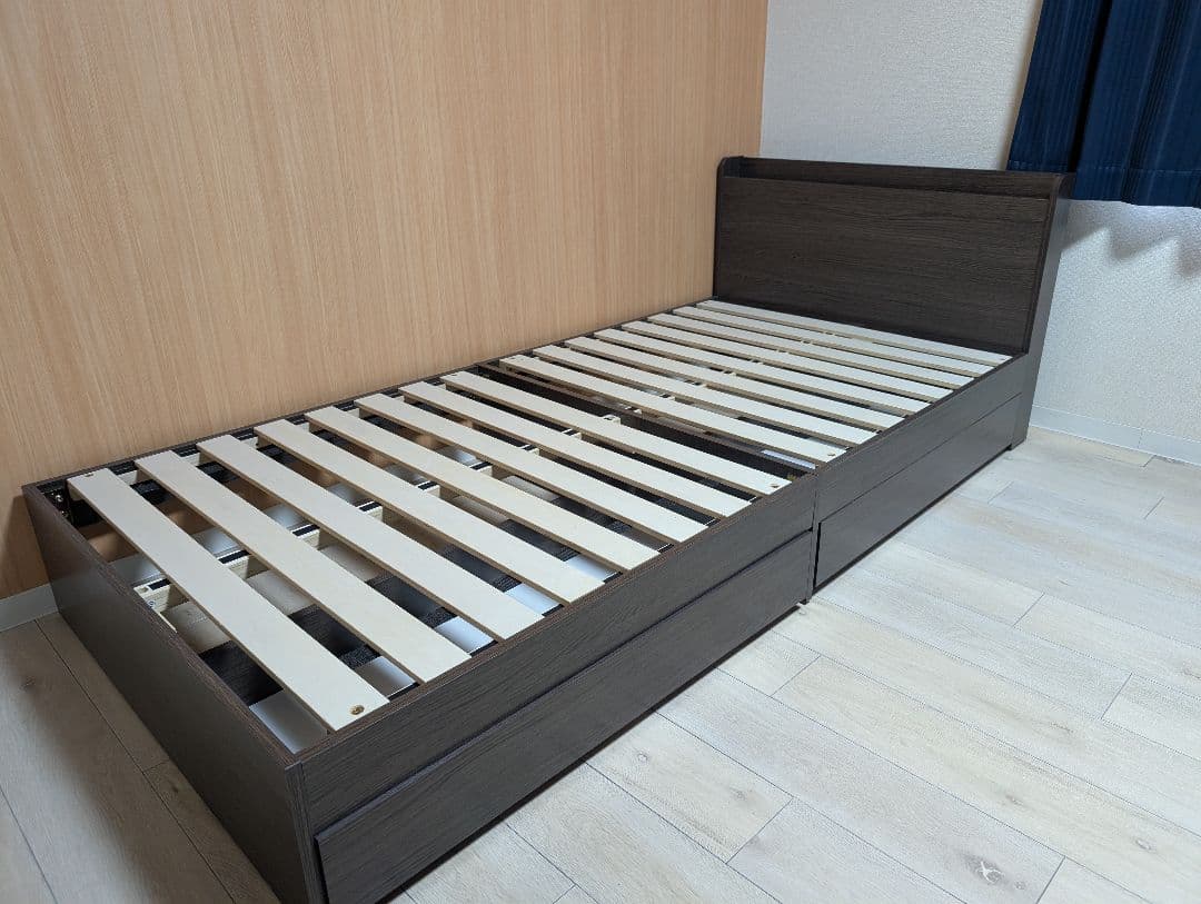 【引き渡しのみ】タンスのゲン　シングルベッドフレーム