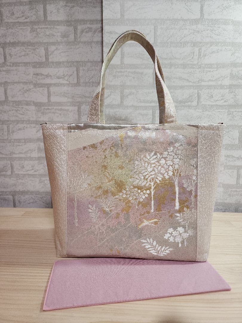 ❤プリン❤ ハンドメイド バッグ ポーチ オレンジ 和装用バッグ