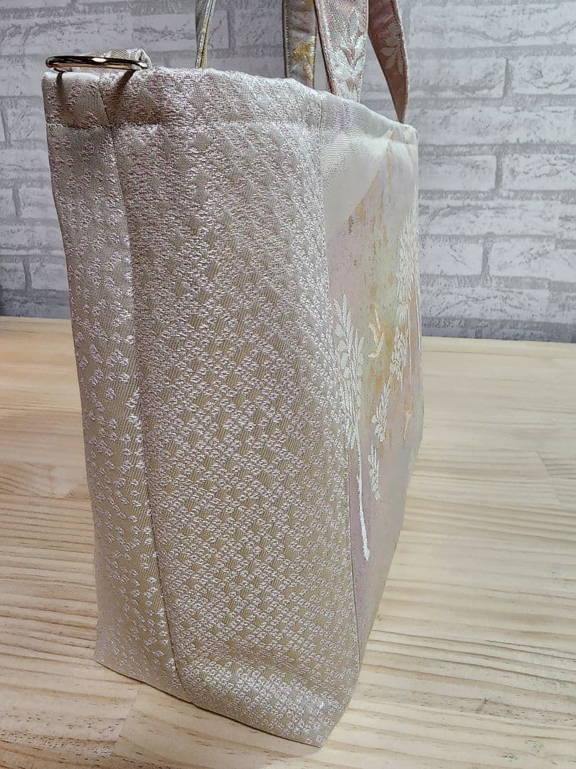 ❤プリン❤ ハンドメイド バッグ ポーチ オレンジ 和装用バッグ