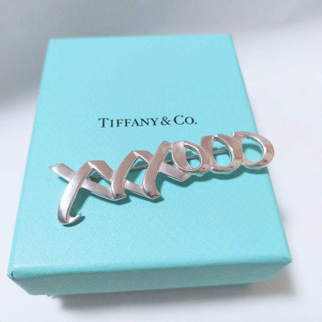 Tiffany ティファニー ブローチ ラブ＆キス パロマピカソ 大 ラージ
