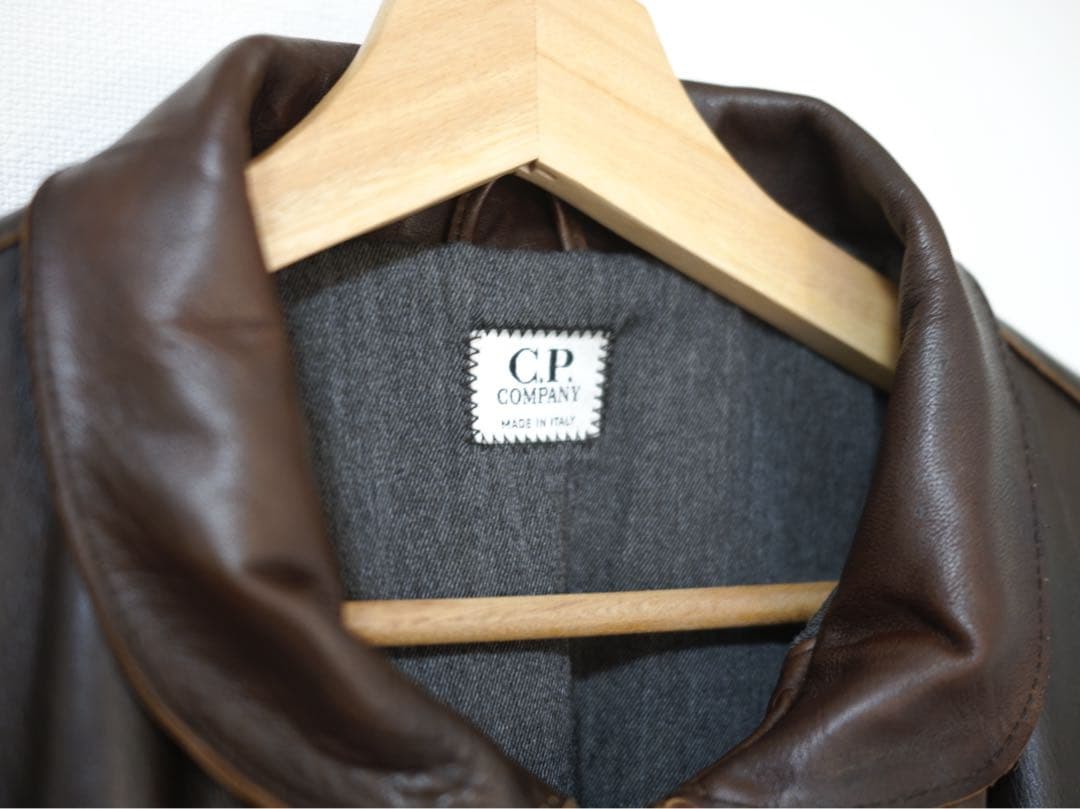 ジャケット・アウター Archive 2002s c.p company leather jacket