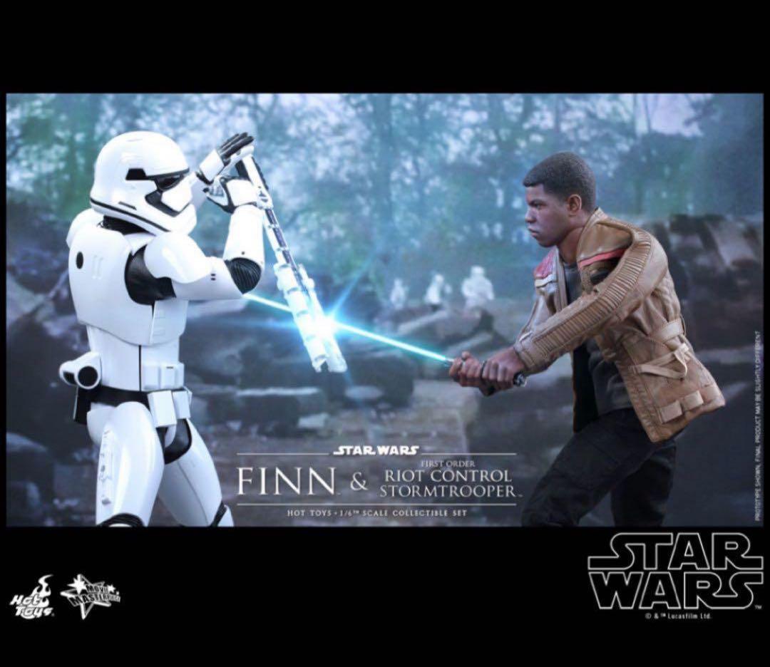 【美品】スター・ウォーズ　フィン & ストームトルーパー＜２体セット＞