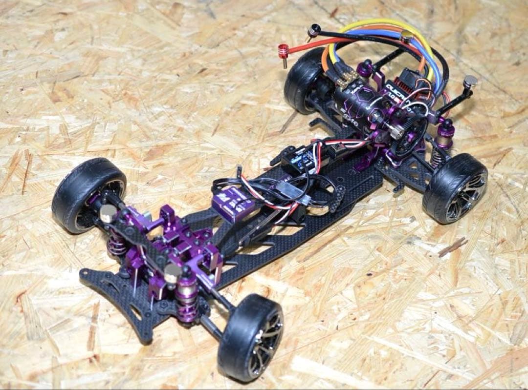 ヨコモ YD-2 SXII パープルアルミ RWD ドリフトラジコン シャーシ