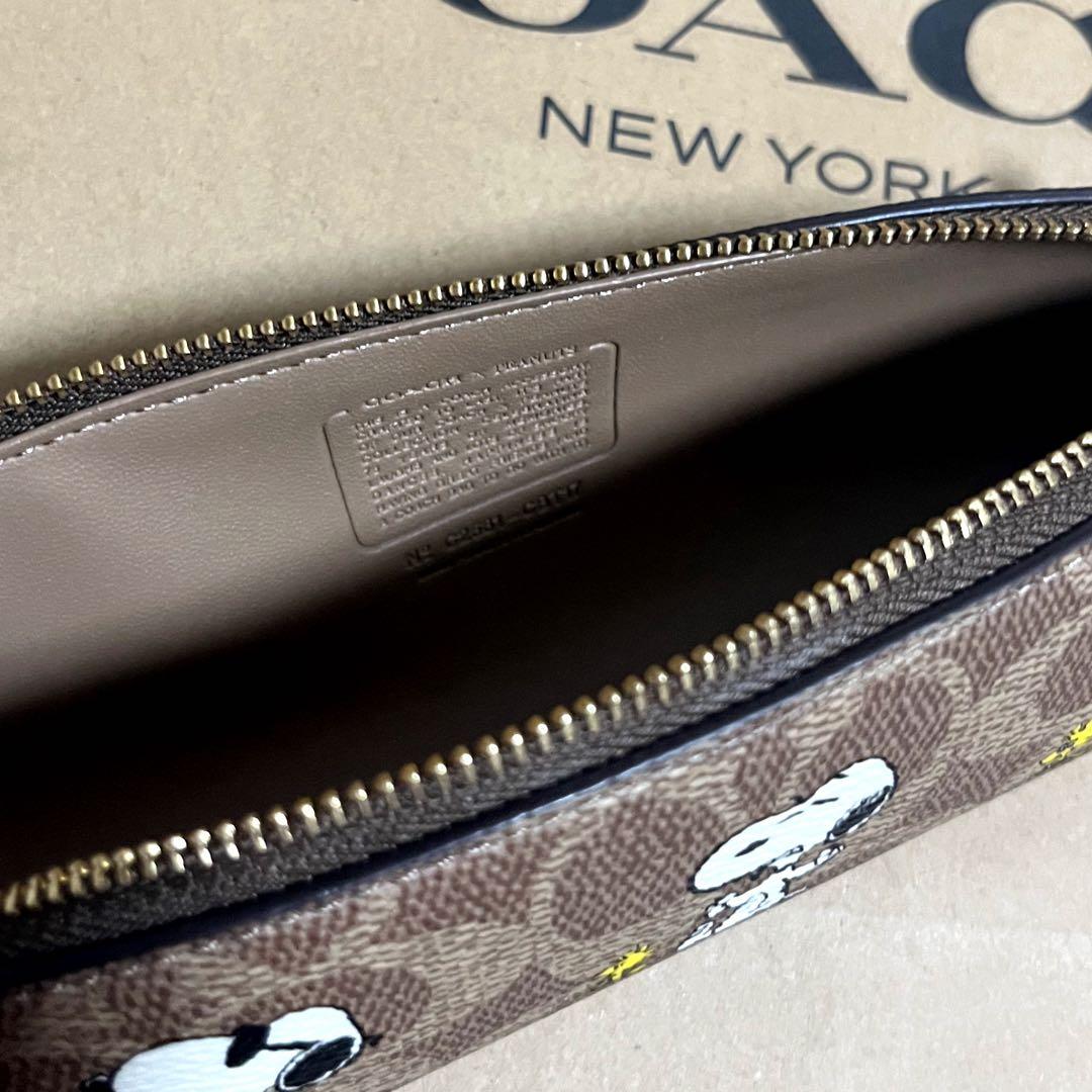 【新品未使用】COACH x PEANUTS スヌーピー コラボペンケース