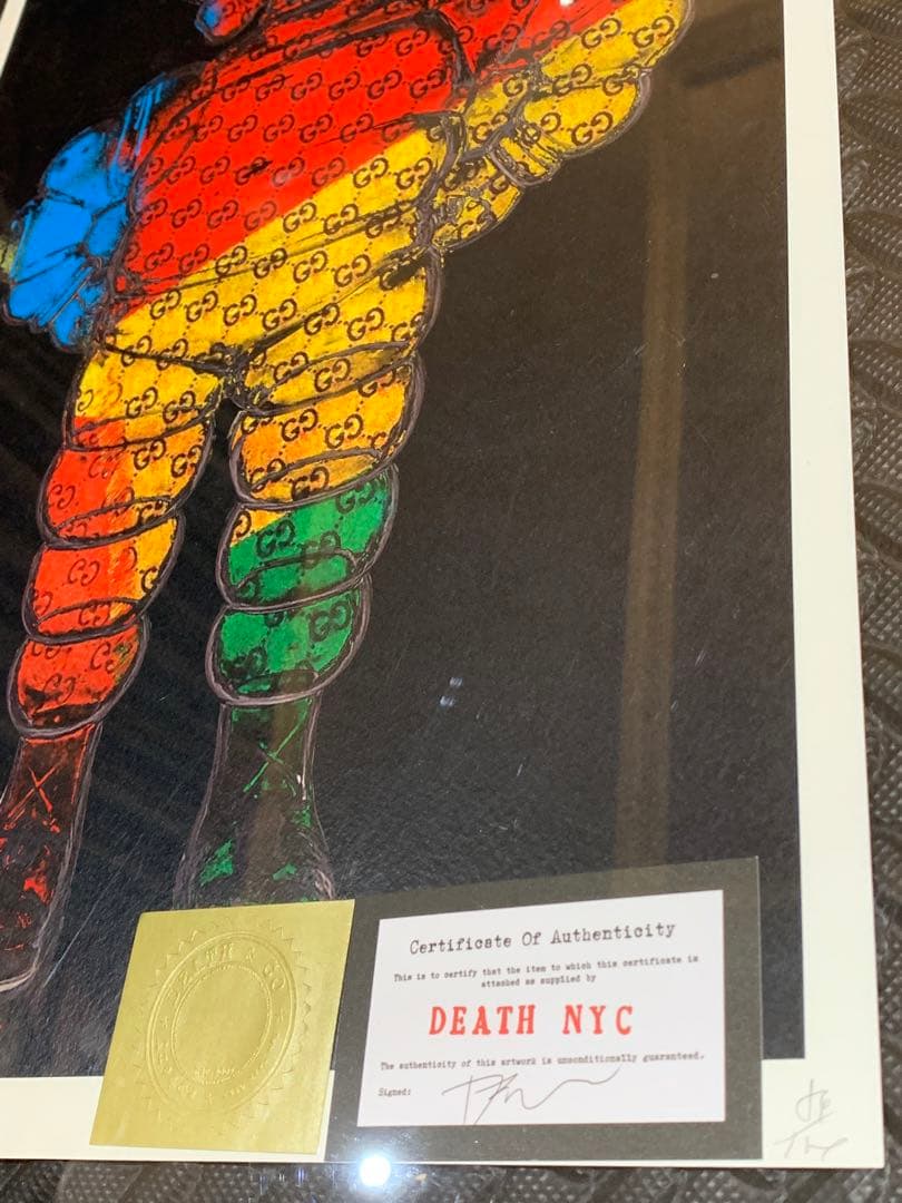 SOLD完売！正規品DEATHNYC  世界限定100枚 グッチ カウズ 現代