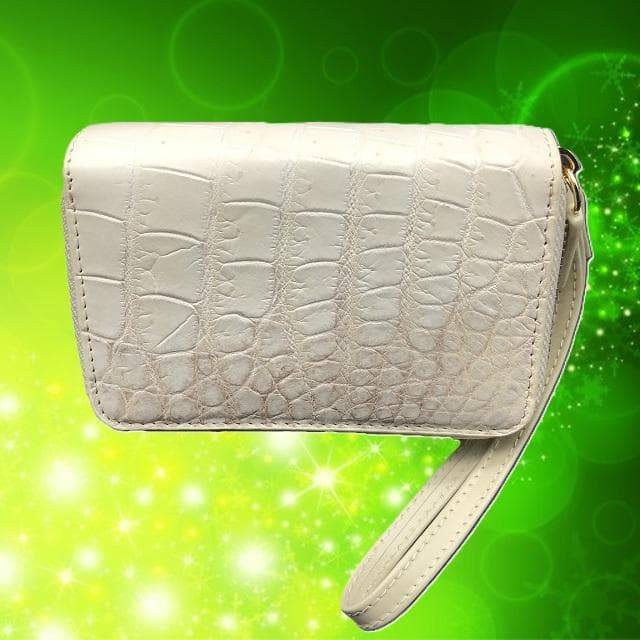 フォロー割適用　本物クロコ・腹革　シャム　クロコダイル商品2点セット