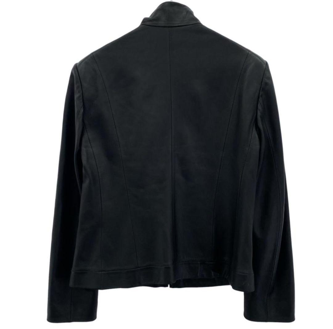 LOEWE ブラック レザー シングルライダース