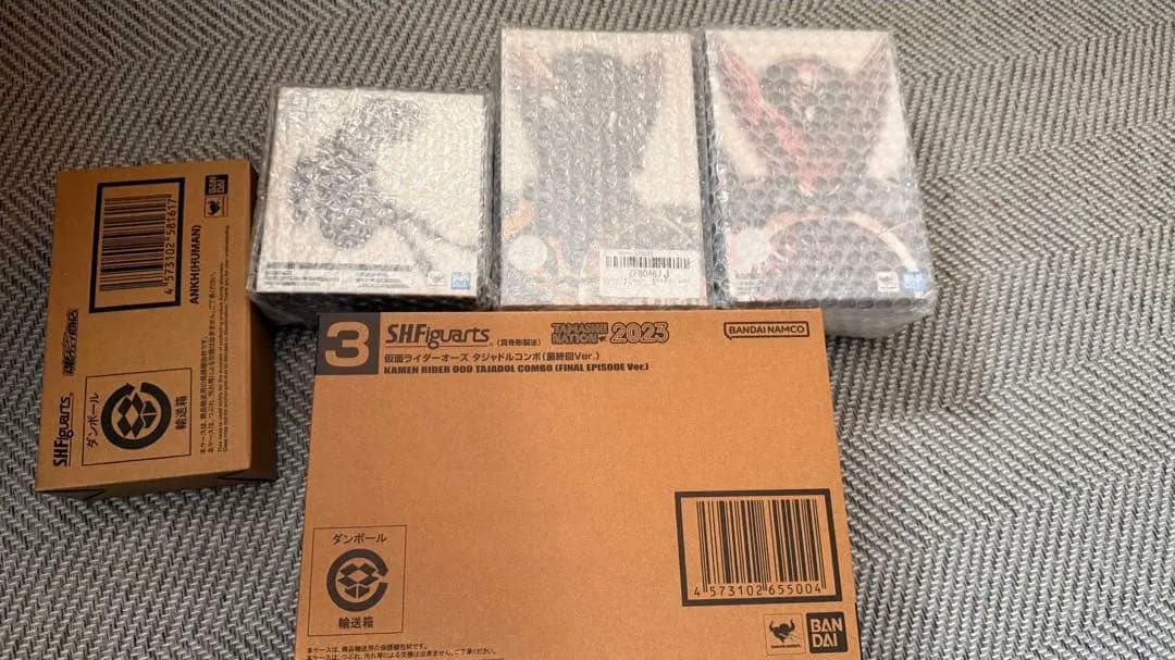 真骨彫製法 仮面ライダーオーズ S.H.Figuartsアンク5点セット