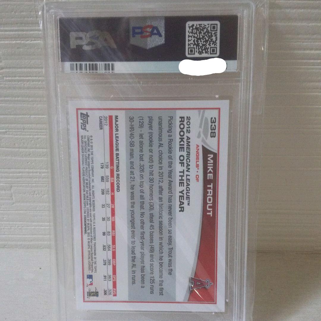 マイクトラウト 新人王受賞PSA9鑑定済み