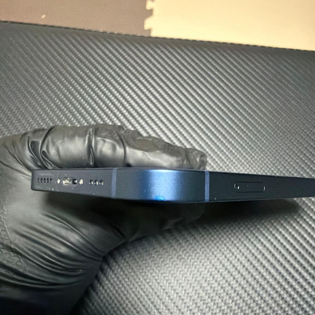 [美品] iPhone12 ブルー 128gb SIMフリー バッテリー100%