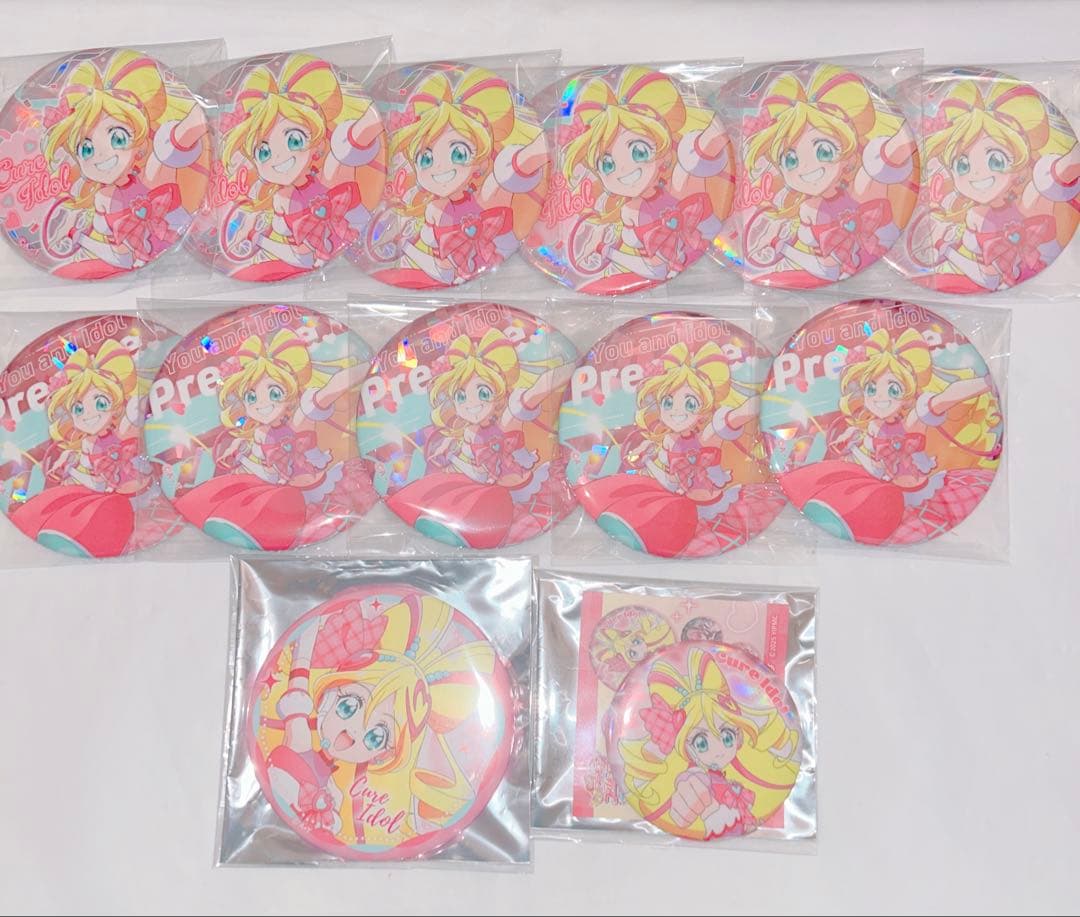 キュアアイドル 缶バッジ