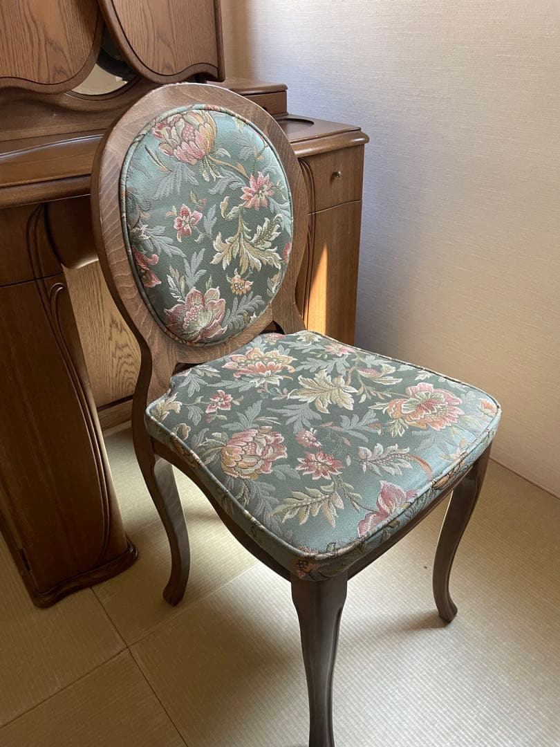 直接引き取り　アンティーク　三面鏡　鏡台　ドレッサー