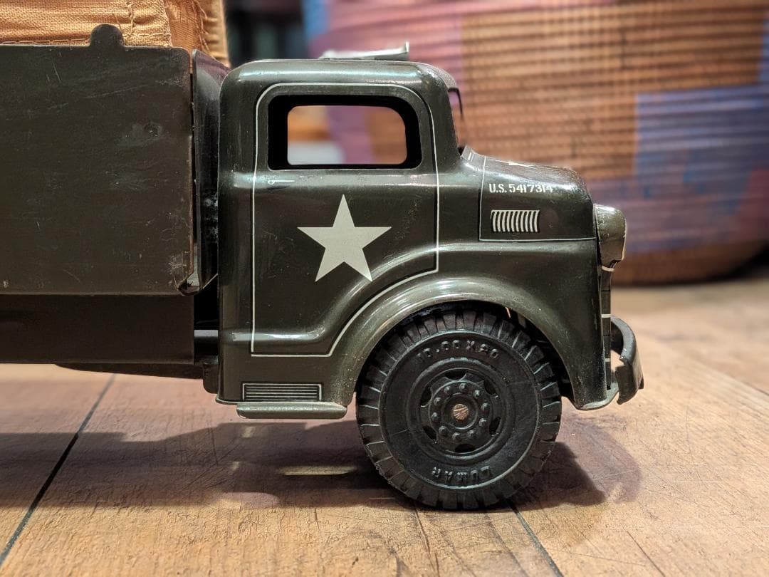 超希少☆1950s／MARX TOYS／U.Sヴィンテージ／米軍トラック／ブリキ
