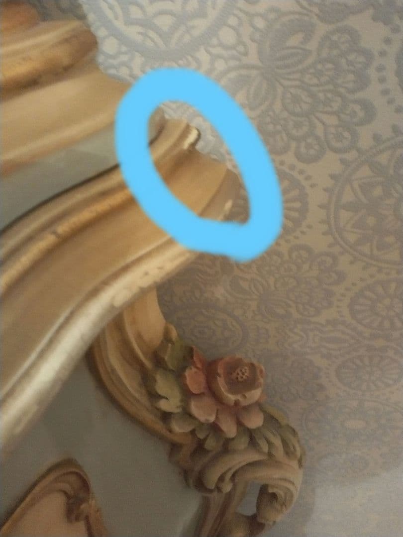 イタリア家具　ロココ調　キャビネット　手彫り　マリオコルチャゴ