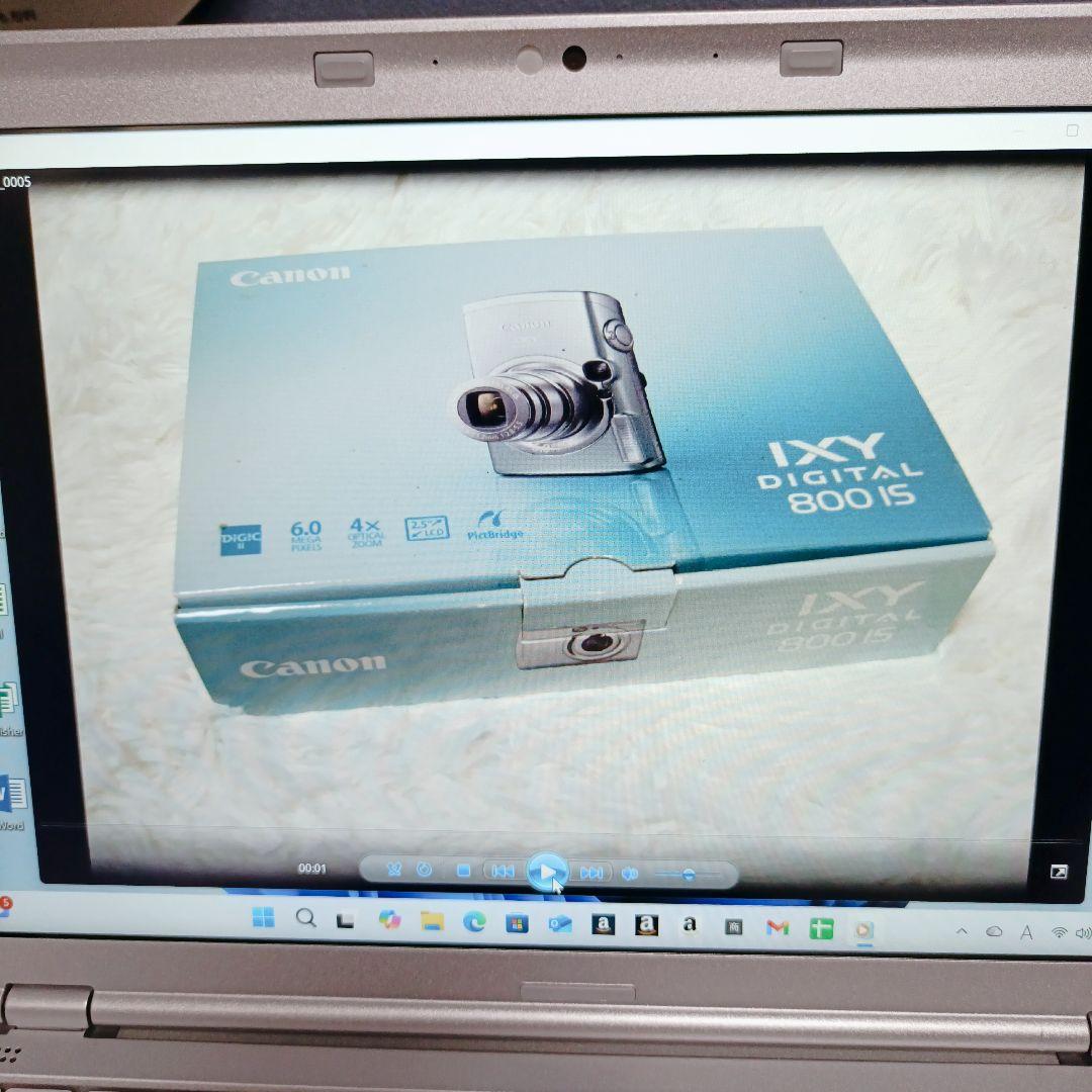 【美品】Canon IXY DIGITAL 800 IS 付属品有 訳あり